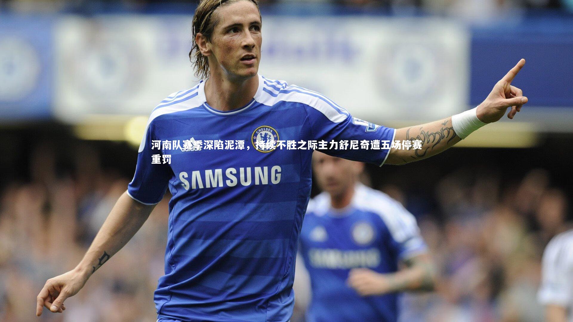 河南队赛季深陷泥潭，持续不胜之际主力舒尼奇遭五场停赛重罚